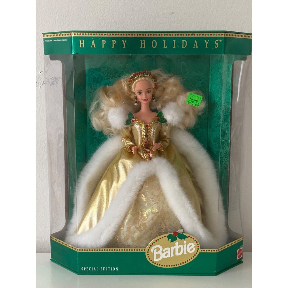 Mattel Barbie Happy Holidays Special Edition 1994 Misprint Box